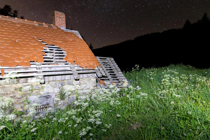 Sternenfoto mit Vixen Polarie Hütte